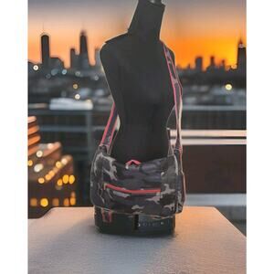 Lug Orange Label Crossbody Messenger Bag Laptop Camo Grey Blue Black 16x12